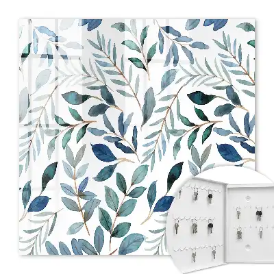 Planten in aquarel op een witte achtergrond