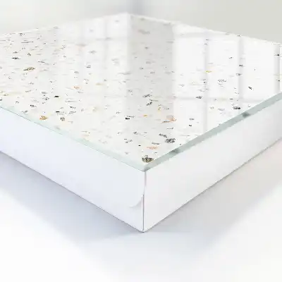 Heldere terrazzo met een frisse uitstraling