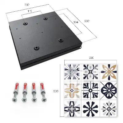 Behang met geometrische patronen in lichte tinten