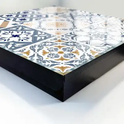 Tegelpatronen in klassieke kleuren