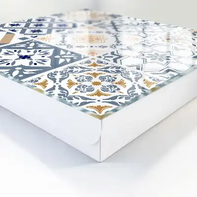 Tegelpatronen in klassieke kleuren