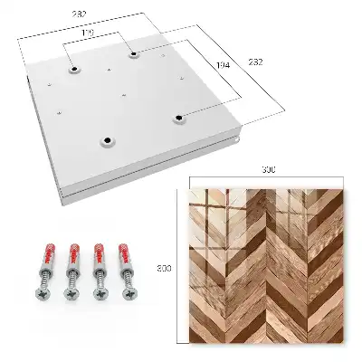 Houten visgraatvloer met dynamisch patroon