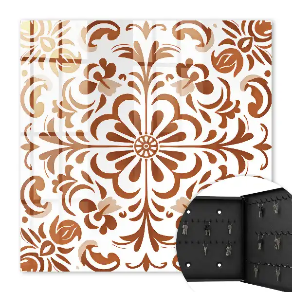 Decoratief patroon met bloemmotieven