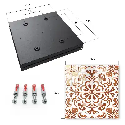 Decoratief patroon met bloemmotieven
