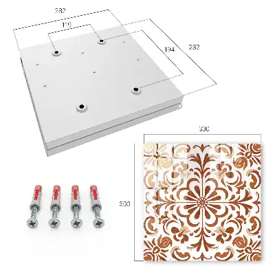 Decoratief patroon met bloemmotieven
