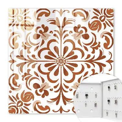 Decoratief patroon met bloemmotieven