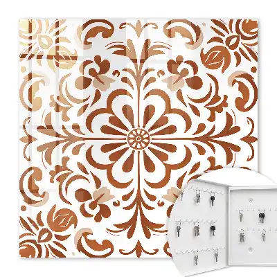 Decoratief patroon met bloemmotieven
