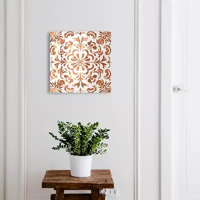 Decoratief patroon met bloemmotieven
