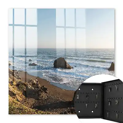 Kustlandschap met blauwe oceaan