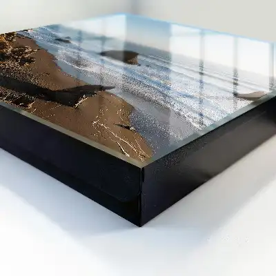 Kustlandschap met blauwe oceaan