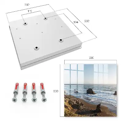 Kustlandschap met blauwe oceaan