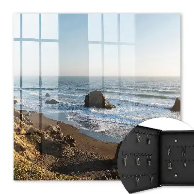 Kustlandschap met blauwe oceaan