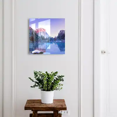 De magie van het landschap op een rustige ochtend
