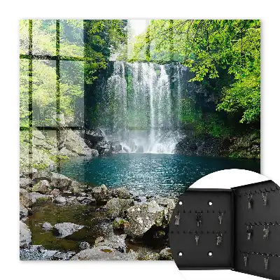 Natuurlijke waterval eindeloze harmonie