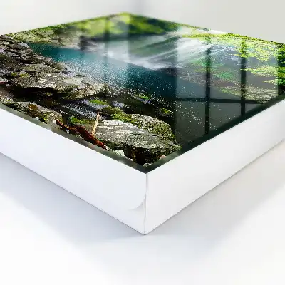 Natuurlijke waterval eindeloze harmonie