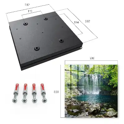 Natuurlijke waterval eindeloze harmonie