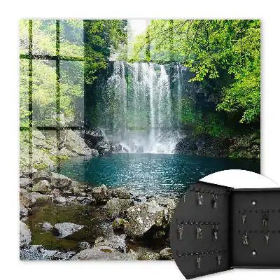 Natuurlijke waterval eindeloze harmonie