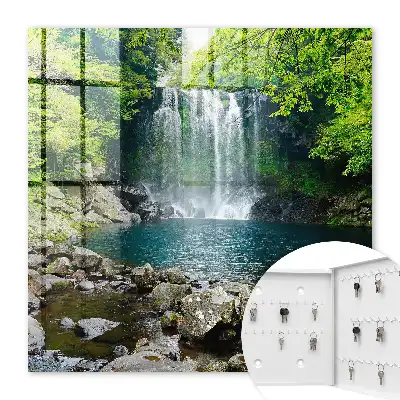 Natuurlijke waterval eindeloze harmonie