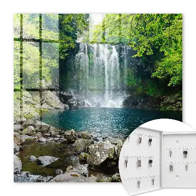 Natuurlijke waterval eindeloze harmonie