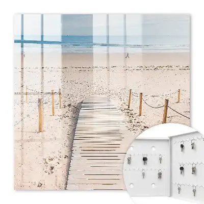 Zeestrand in de ochtend