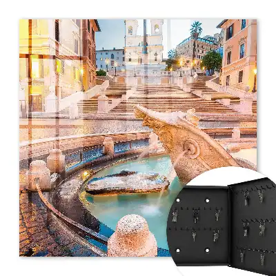 Stedelijke elegantie met fontein en trap