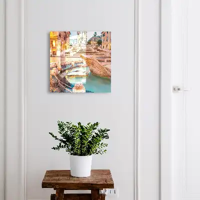 Stedelijke elegantie met fontein en trap