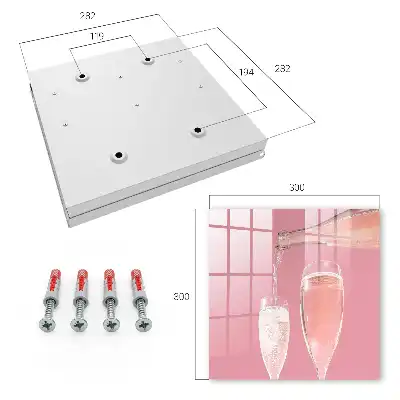 Champagneglazen met roze achtergrond