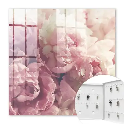 Crème-roze pioenrozen