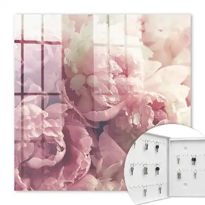 Crème-roze pioenrozen