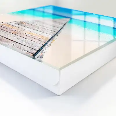 Het toevluchtsoord aan zee in de turquoise oceaan