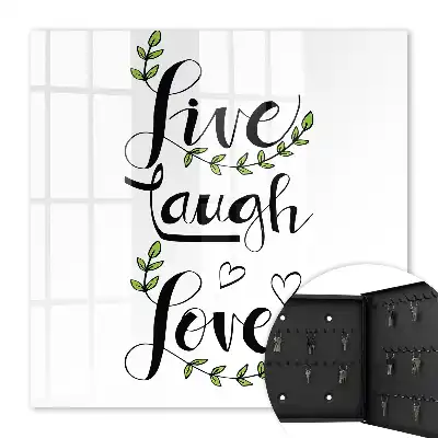 Positieve typografie met bloemenaccenten