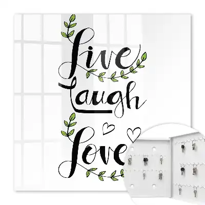 Positieve typografie met bloemenaccenten