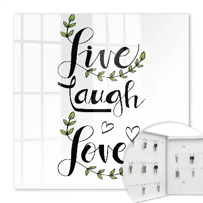 Positieve typografie met bloemenaccenten