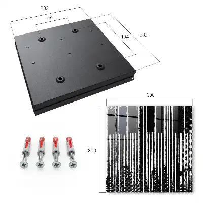 Geometrische lijnen in zwart-wit