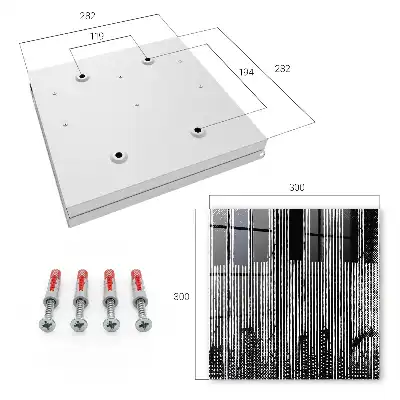 Geometrische lijnen in zwart-wit