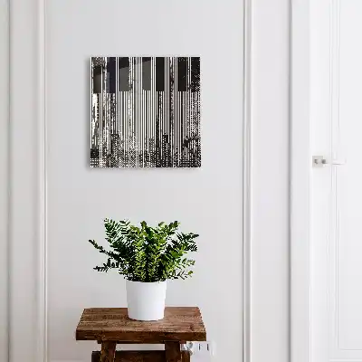 Geometrische lijnen in zwart-wit