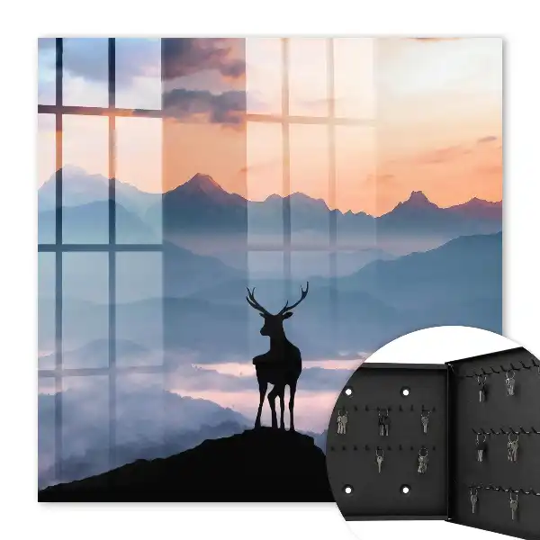 De harmonie van de bergen bij zonsopgang