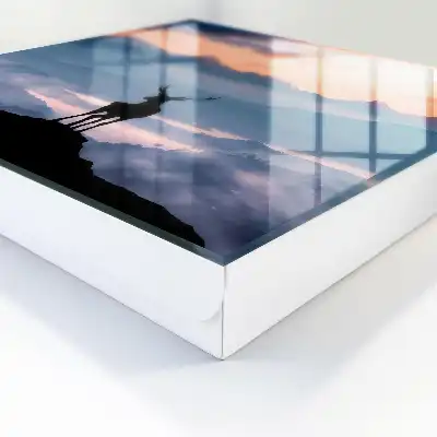 De harmonie van de bergen bij zonsopgang