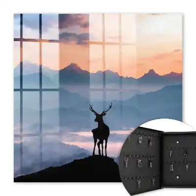 De harmonie van de bergen bij zonsopgang