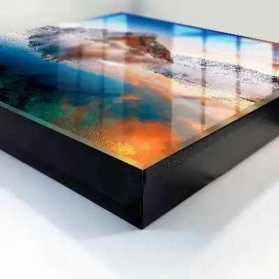 Harmonie van de bergen en het zonlicht