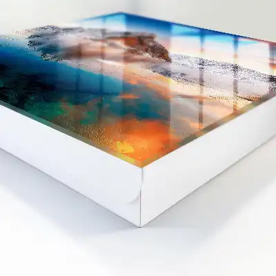 Harmonie van de bergen en het zonlicht