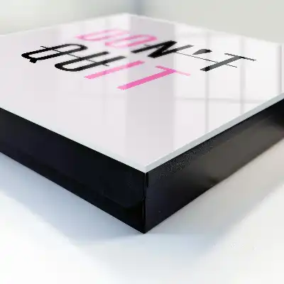 Typografie met contrasterende kleuren