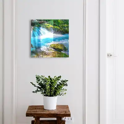 Een rustige rivier te midden van het groen