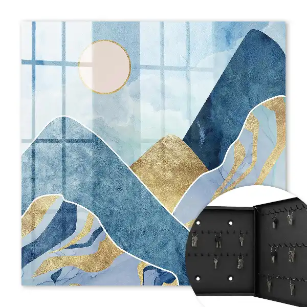 Berglandschap met bruine accenten