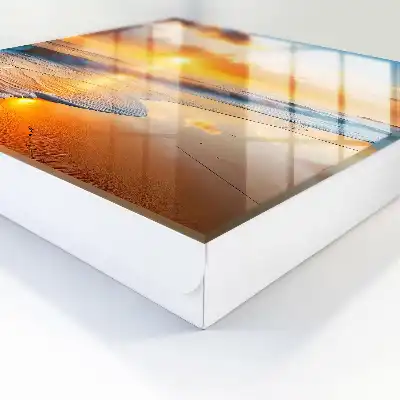 Zonsondergang boven de oceaan