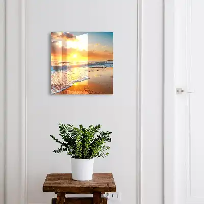 Zonsondergang boven de oceaan
