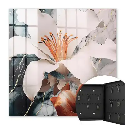 Bloemrijke elegantie in een contrasterende omgeving
