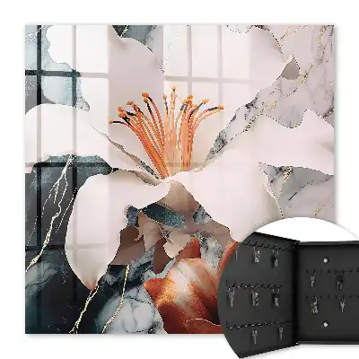 Bloemrijke elegantie in een contrasterende omgeving