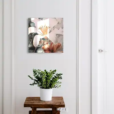 Bloemrijke elegantie in een contrasterende omgeving