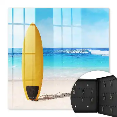 Surfparadijs met blauwe lucht